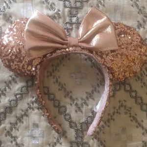 Rose gold Disney ears!